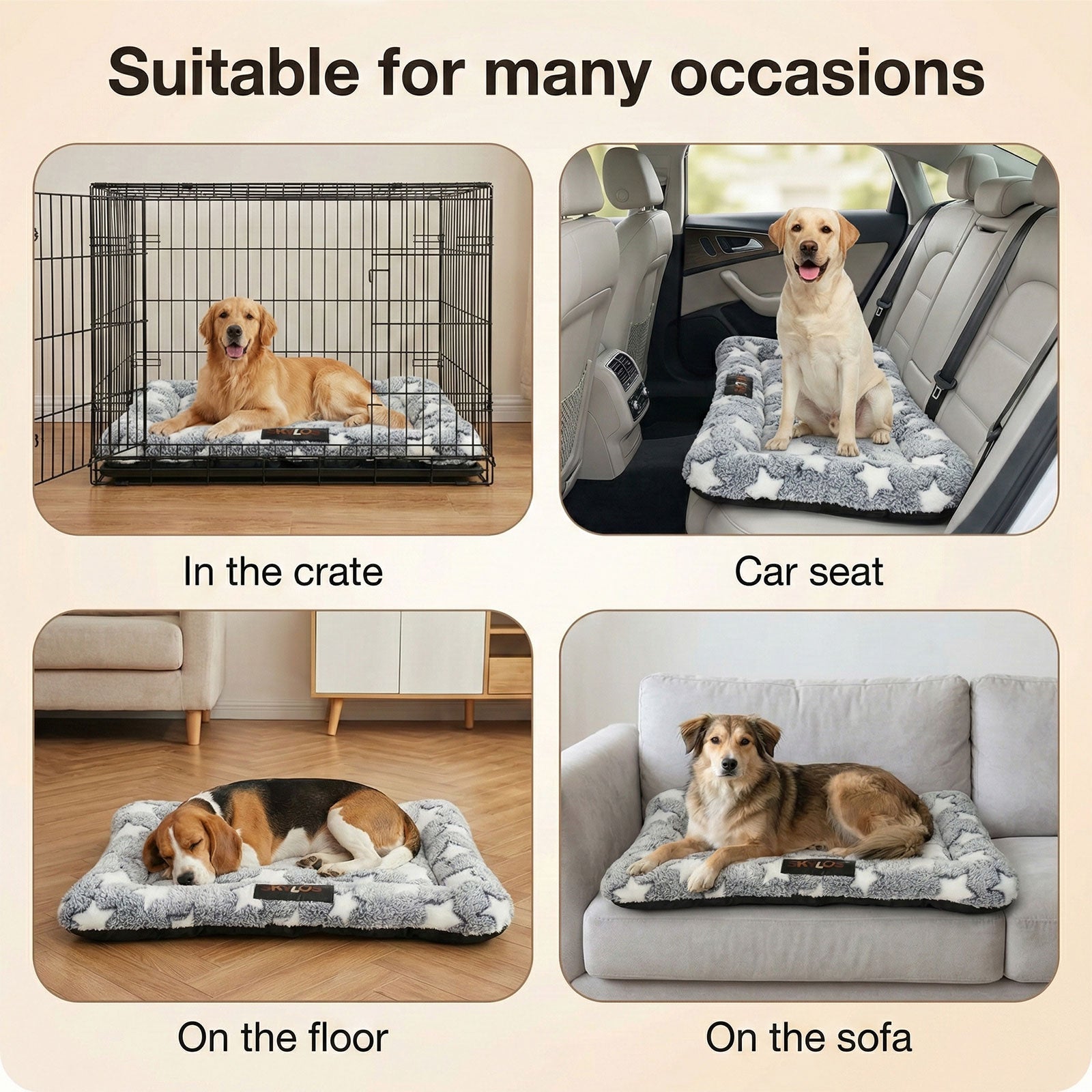 2XL Dog Bed Arctic Fleece Soft