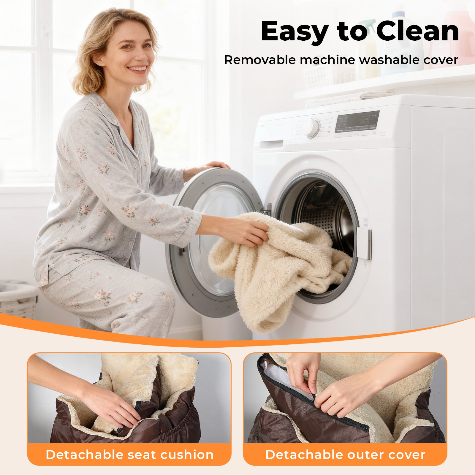 Pet Travel Bed Carrier Washable