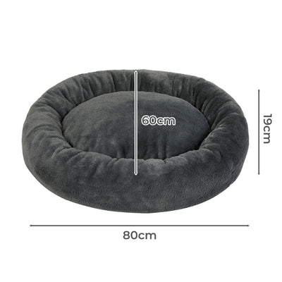 Medium Dog Bed Donut Cushion Calming