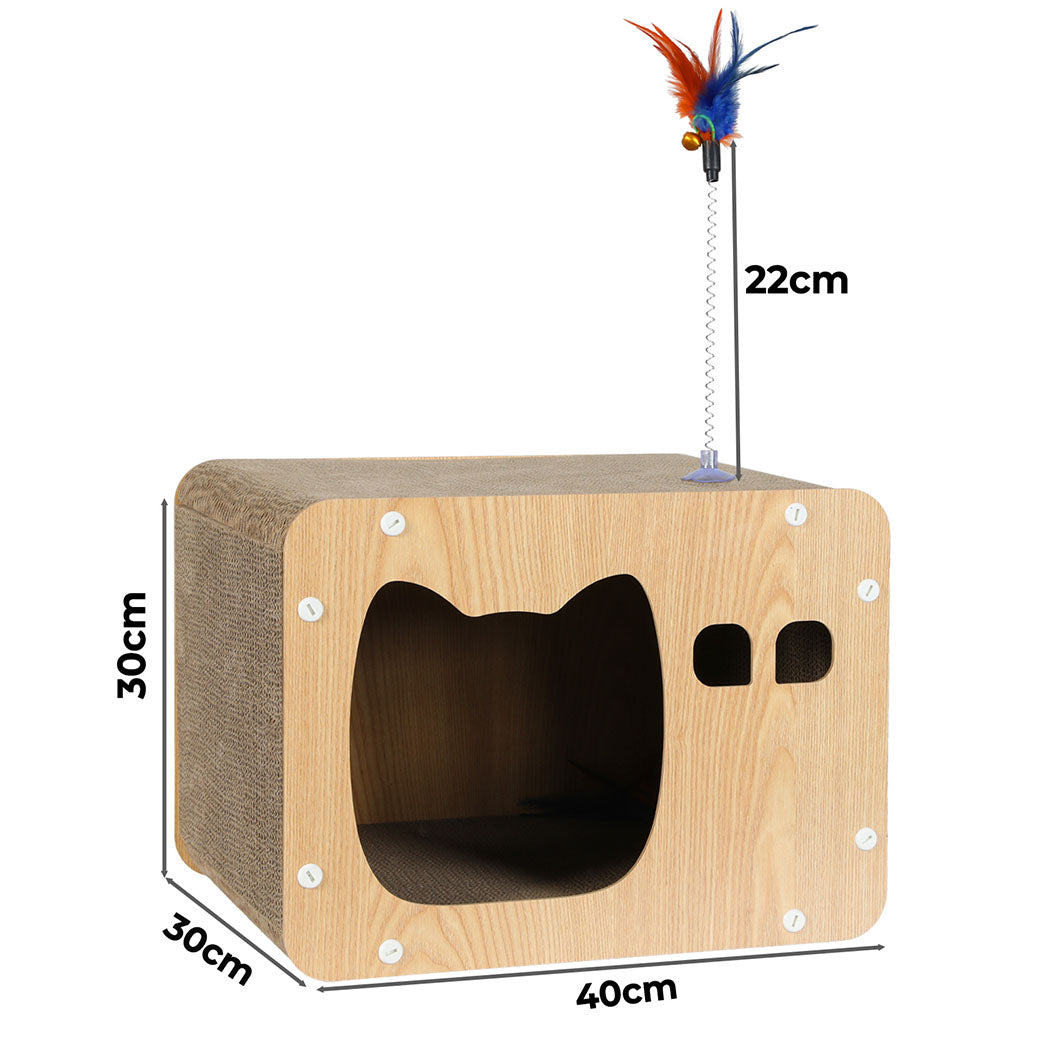 Cat Cardboard House